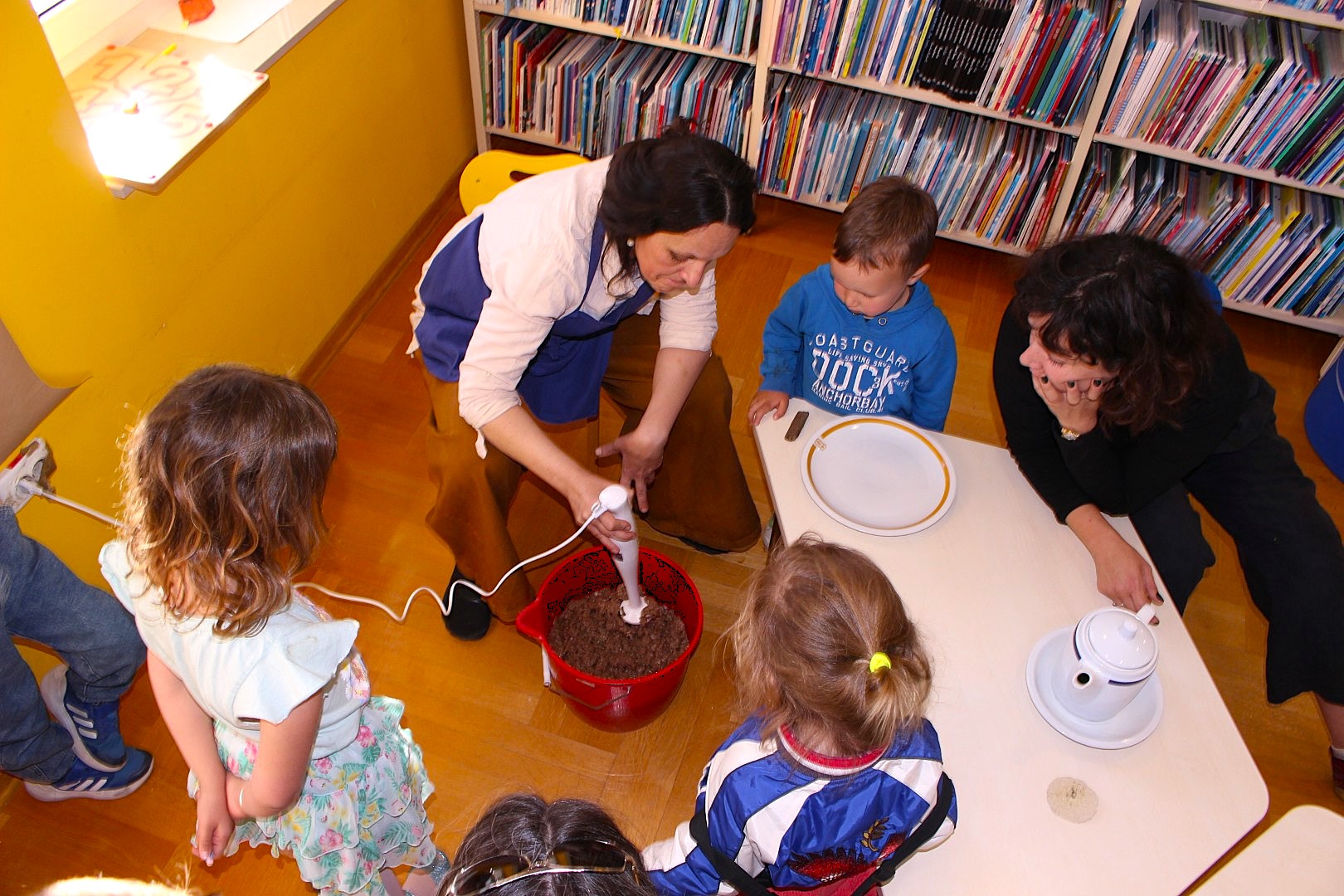 Storytelling seed cookie workshop at Vodice Public Library (Croatia)